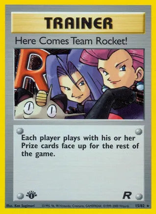 Here Comes Team Rocket (15/82)  Heavy Play