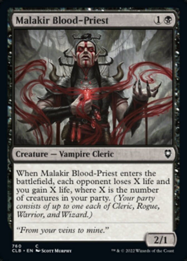 Malakir Blood-Priest [#760 Commander Decks] (CLB-C)