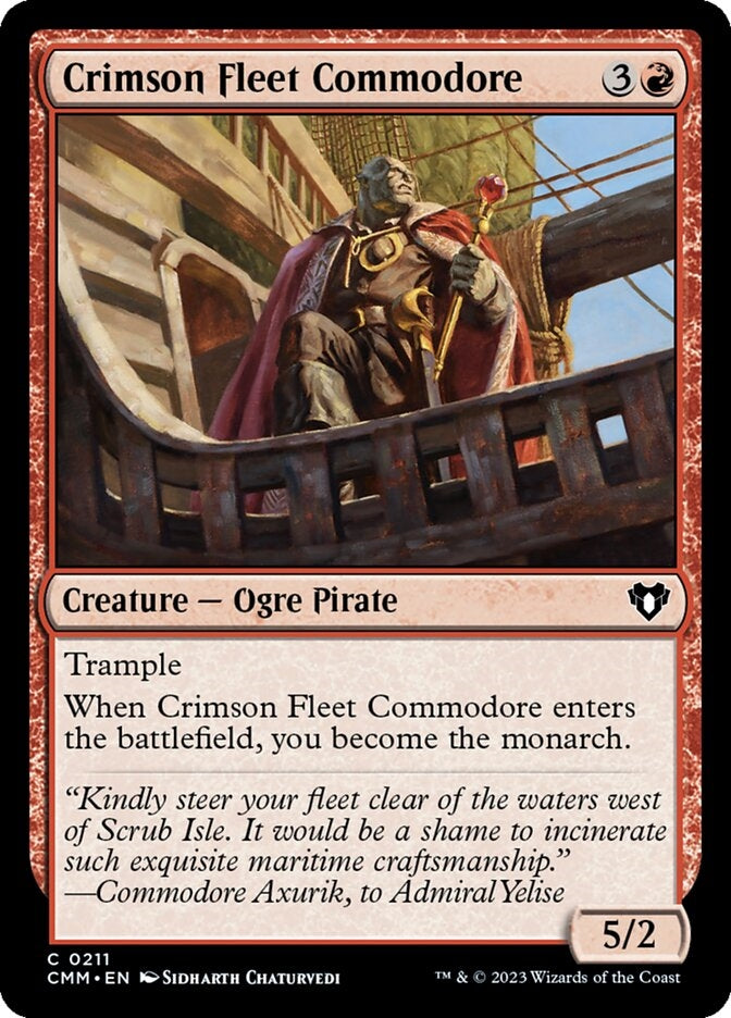 Crimson Fleet Commodore [#0211] (CMM-C)