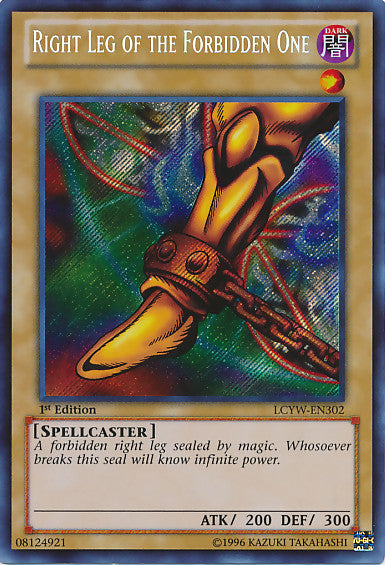 Right Leg of the Forbidden One (LCYW-EN302) 1st Edition