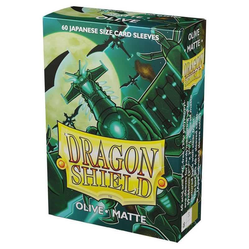 Dragon Shield: Mini - Matte: Olive 60 Count