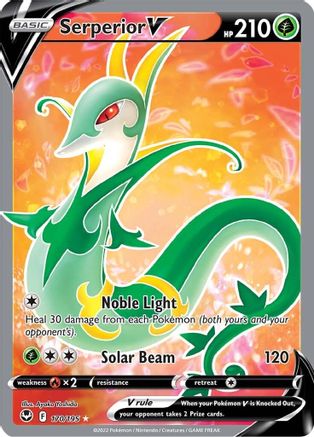 Serperior V (Full Art) - 170/195 (SWSH12) Ultra Rare - Near Mint Holofoil