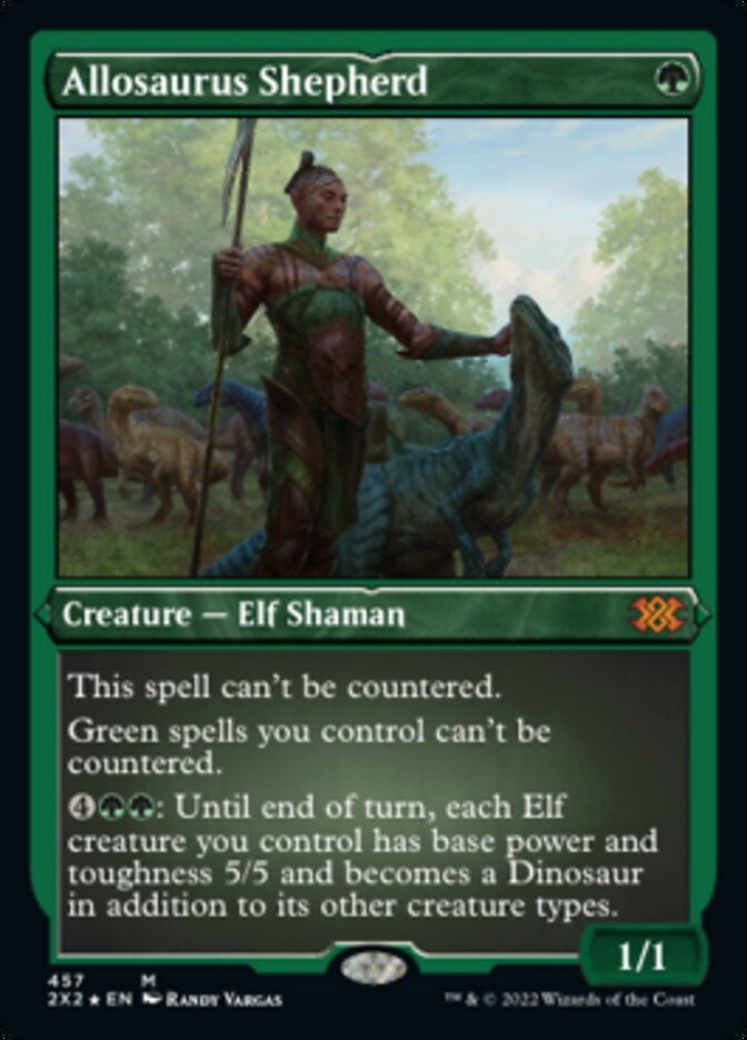 Allosaurus Shepherd [#457 Etched Foil] (2X2-M)