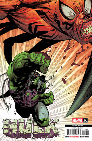 HULK #5 OTTLEY 2ND PRINTING VARIANT