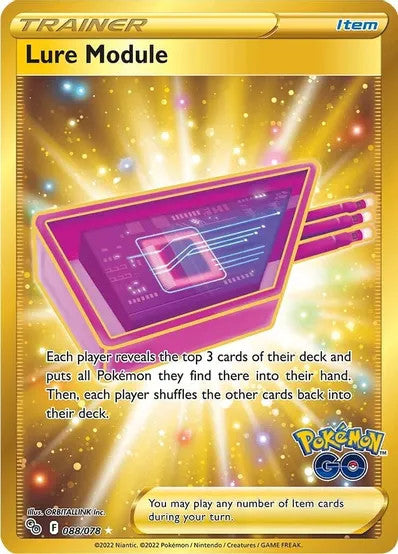 Lure Module (Secret) - 088/078 (PGO) Secret Rare - Near Mint Holofoil