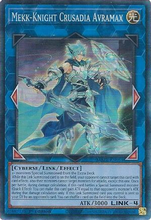 Mekk-Knight Crusadia Avramax (MAZE-EN054) Collectors Rare - Near Mint 1st Edition