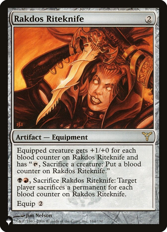 Rakdos Riteknife (DIS-R-LIST)