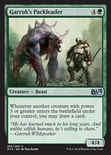 Garruk's Packleader [#283] (M15-U-SD)