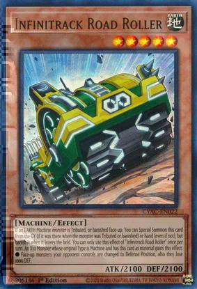 Infinitrack Road Roller (CYAC-EN022) Ultra Rare - Near Mint 1st Edition