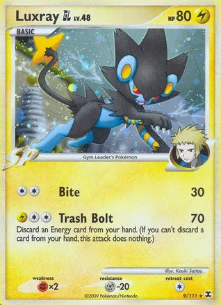 Luxray GL (9/111) Light Play