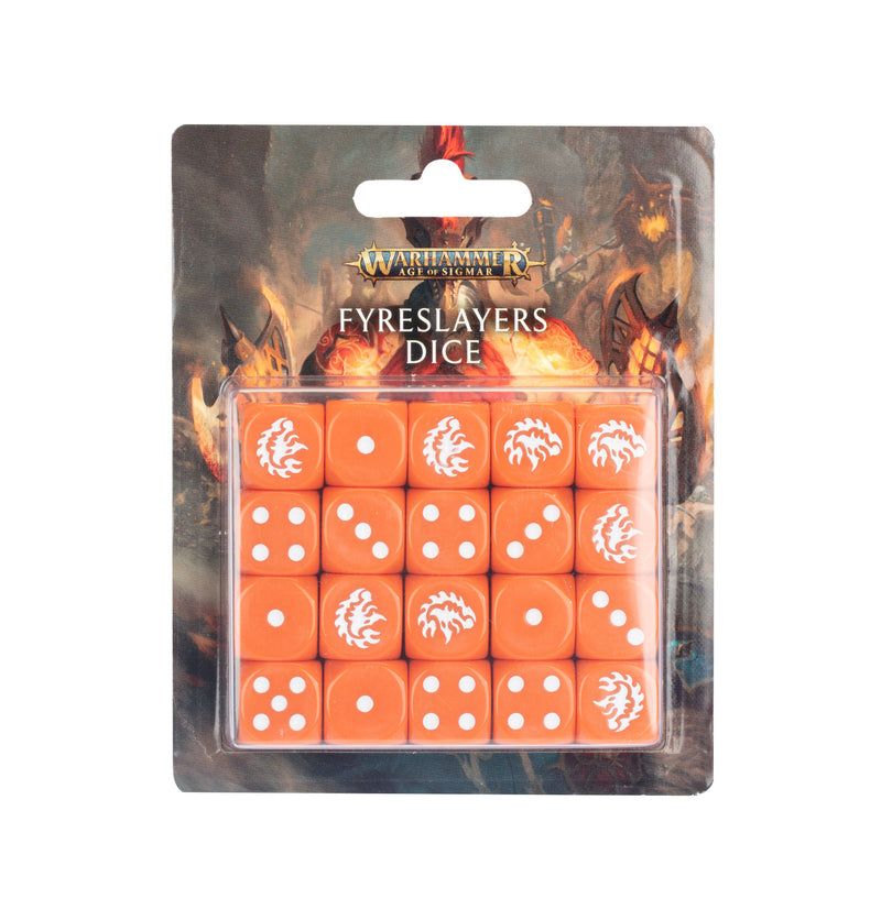 Citadel Hobby: Dice Set - Age of Sigmar: Order - Fyreslayers (3rd)