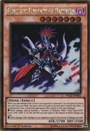 Gorz the Emissary of Darkness (PGL2-EN081) 1st Ed.