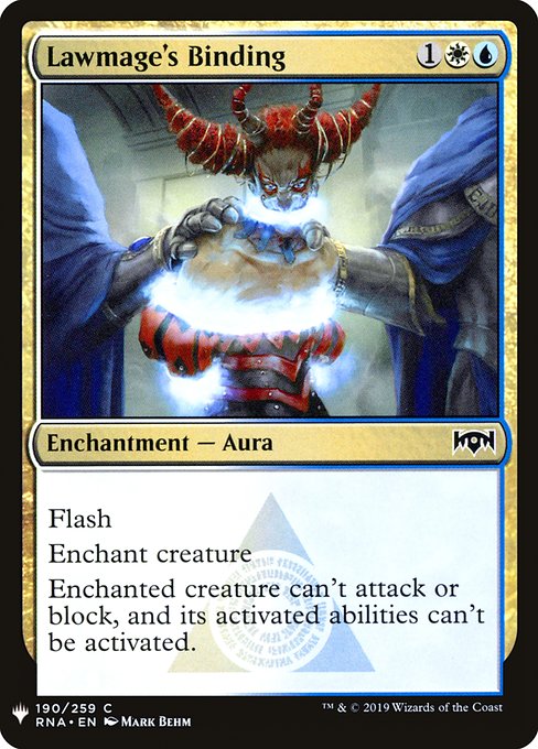 Lawmage's Binding [Mystery Booster #1447] (RNA-C)