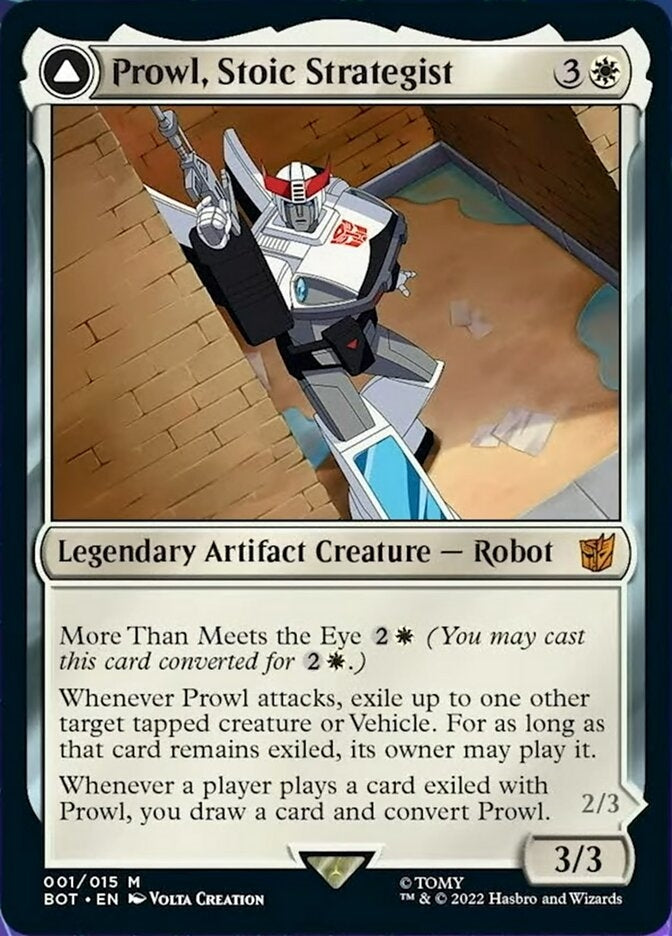 Prowl, Stoic Strategist // Prowl, Pursuit Vehicle (BOT-M)