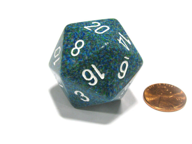 CHXXS2037: Speckled - 34mm D20 Sea