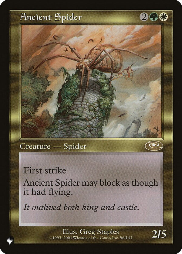 Ancient Spider (PLS-R-LIST)