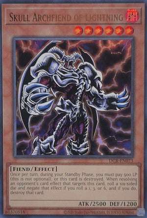 Skull Archfiend of Lightning (DCR-EN073 (c) 2020 25th Anniversary) Ultra Rare - Near Mint Unlimited