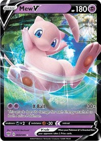 Mew V - 069/189 (SWSH03) Ultra Rare - Near Mint Holofoil