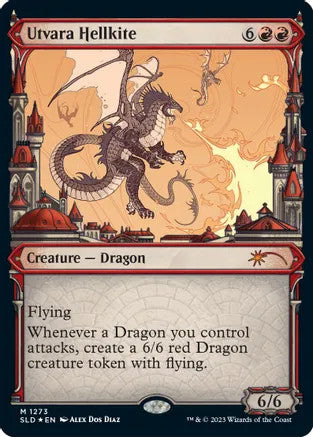 Utvara Hellkite [#1273] (SLD-M-FOIL) Halo Foil