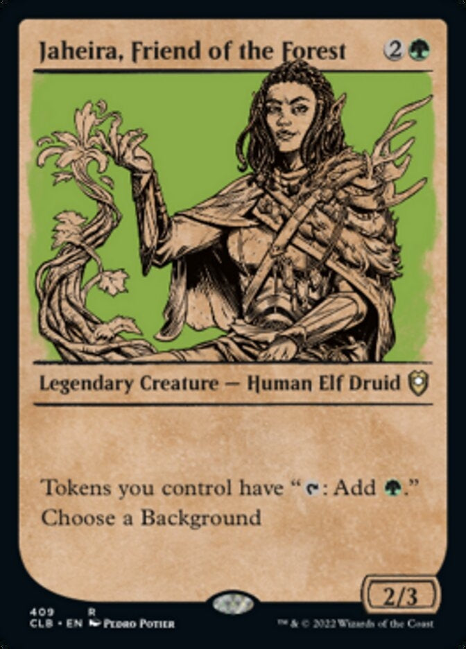 Jaheira, Friend of the Forest [#409 Showcase] (CLB-R)