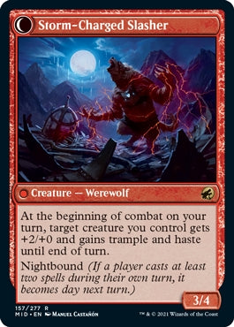 Reckless Stormseeker//Storm-Charged Slasher (MID-R)