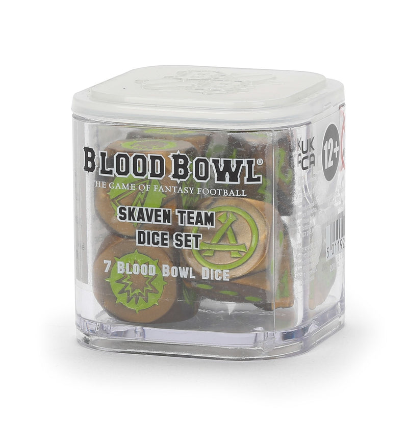 Citadel Hobby: Dice Set - Blood Bowl: Second Season Edition - Blood Bowl: Skaven