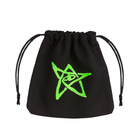 Q Workshop: Dice Bag - Call of Cthulhu: Black/Green