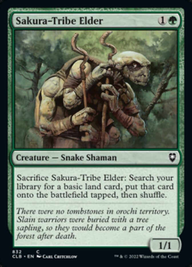 Sakura-Tribe Elder [#832 Commander Decks] (CLB-C)