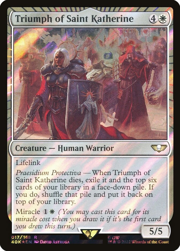 Triumph of Saint Katherine [#017 Surge Foil] (40K-R-FOIL)