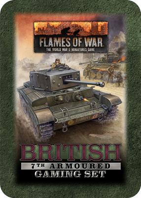 Flames of War: WWII: British (TD049) - 7th Airborne Tin Gaming Set