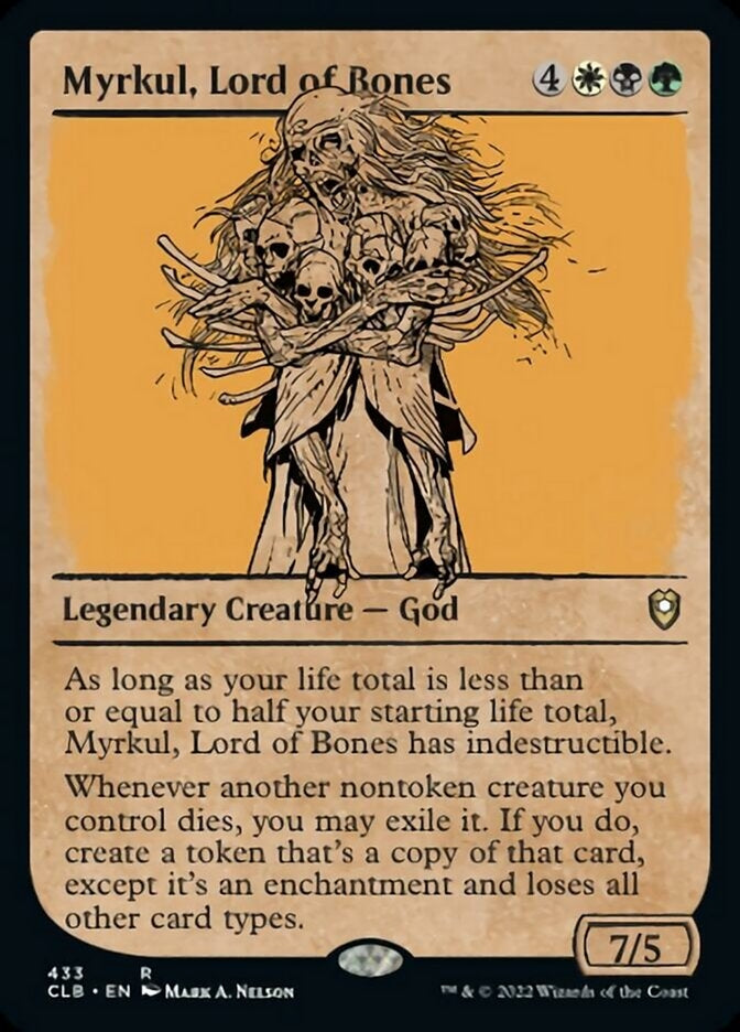 Myrkul, Lord of Bones [#433 Showcase] (CLB-R)