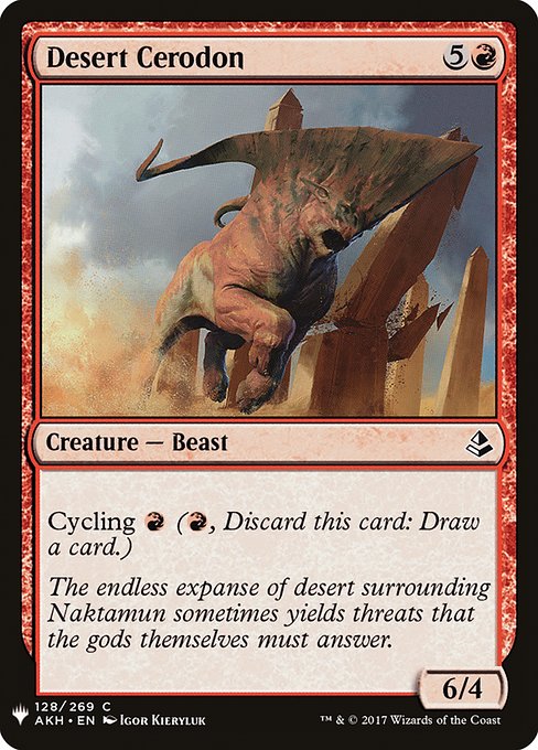 Desert Cerodon [Mystery Booster #0902] (AKH-C)