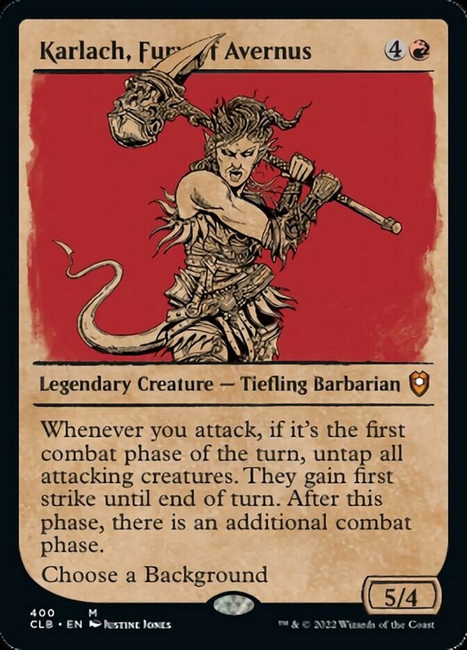 Karlach, Fury of Avernus [#400 Showcase] (CLB-M)