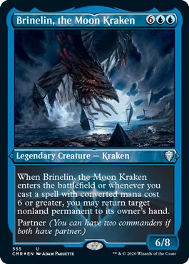 Brinelin, the Moon Kraken [#555 Etched Foil] (CMR-U)