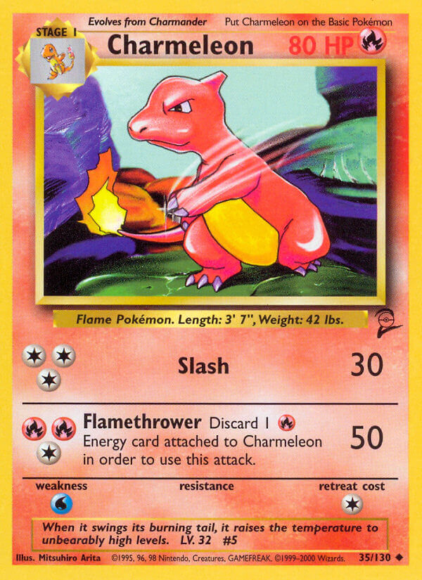 Charmeleon - 035/130 (BS2) Uncommon - Near Mint