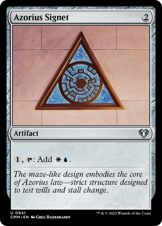 Azorius Signet [#0941 Reprints] (CMM-U)