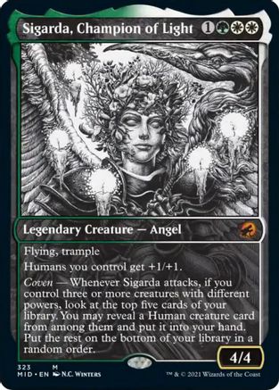 Sigarda, Champion of Light [#323 Showcase] (MID-M)