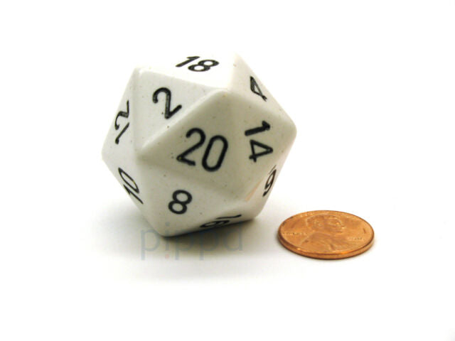 CHXXQ2000: Opaque - 34mm D20 Ivory w/Black