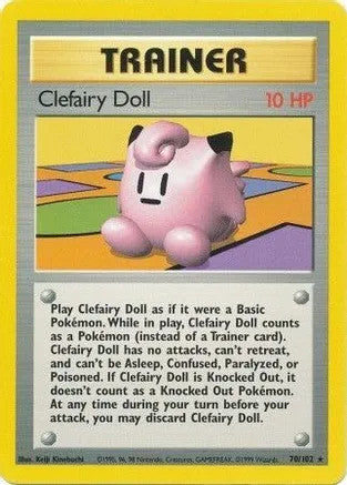 Clefairy Doll - 070/102 (BS) Rare - Near Mint