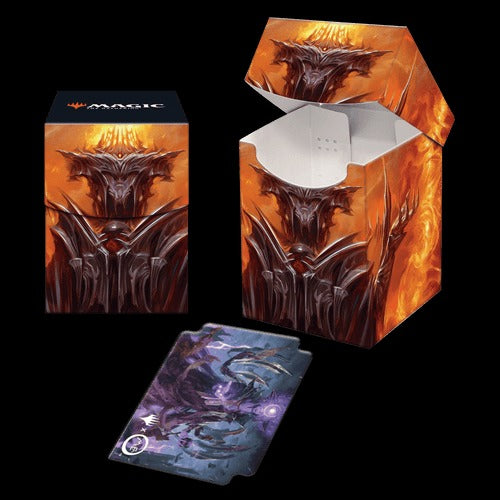 Ultra-PRO: Deck Box 100 + - MTG: The Lord of the Rings: Tales of Middle-earth - Sauron (V2)