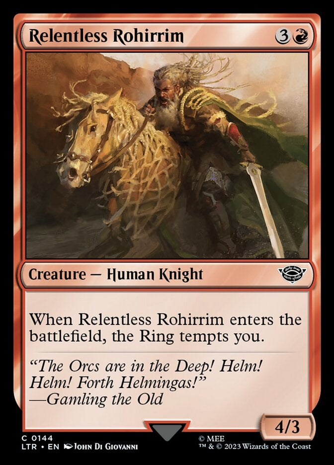 Relentless Rohirrim [#0144] (LTR-C)