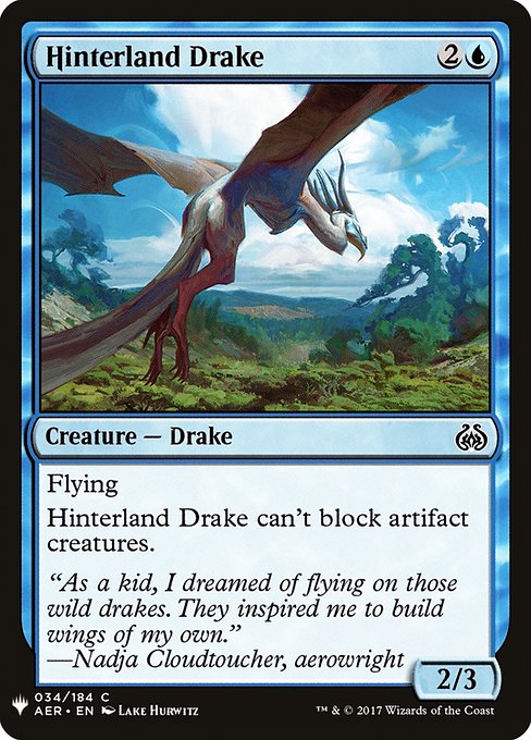 Hinterland Drake [Mystery Booster #0401] (AER-C)