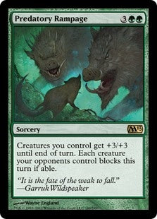 Predatory Rampage (M13-R)