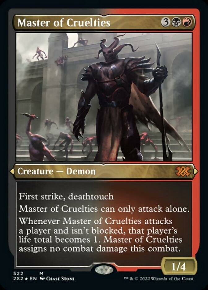 Master of Cruelties [#522 Etched Foil] (2X2-M)