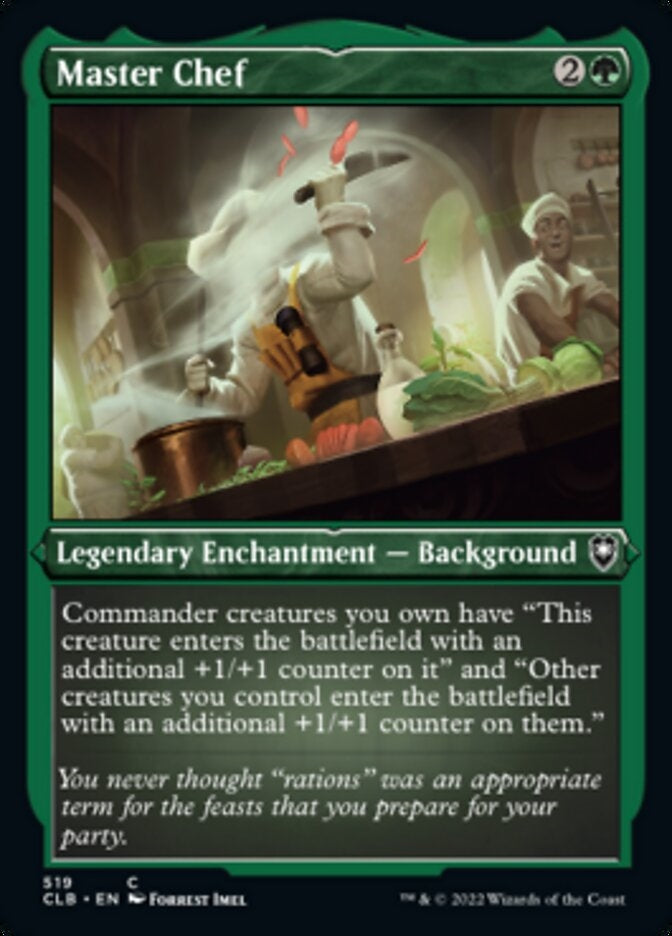 Master Chef [#519 Etched Foil] (CLB-C)