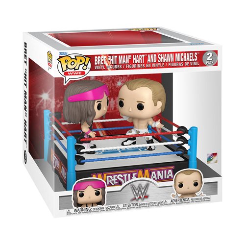 POP Figure Box Set: WWE - Bret 'Hitman' Hart and Shawn Michaels (2 Pack)