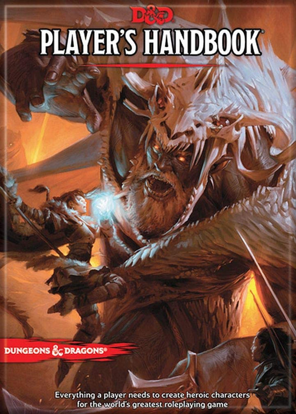 Dungeons & Dragons Book Cover Series 1 Magnet - 5th Edition Player's Handbook