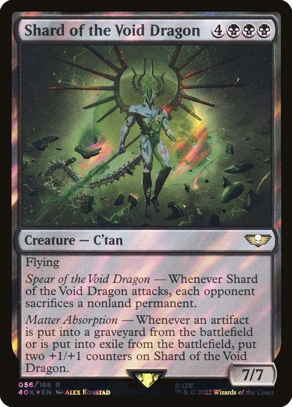 Shard of the Void Dragon [#056 Surge Foil] (40K-R-FOIL)