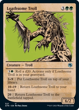 Loathsome Troll [#327 Showcase] (AFR-U)