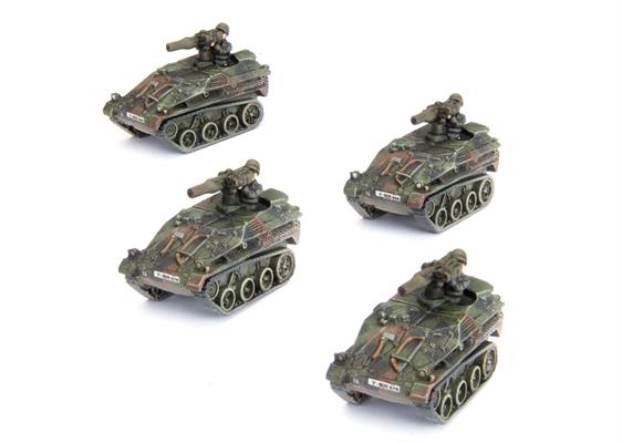 Flames of War: Team Yankee WW3: West German (TGR002) - Wiesel TOW Panzerabwehr Zug (x4)